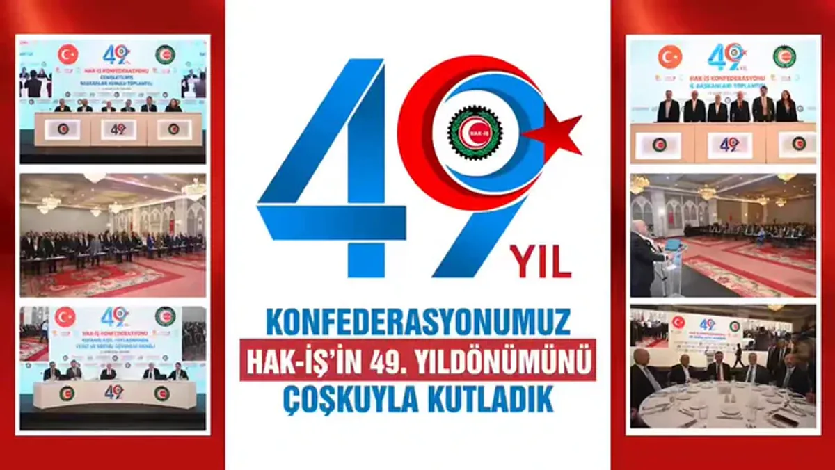 HAK-İŞ’in 49. Kuruluş Yıldönümü Coşkuyla Kutlandı HAK-İŞ’in 49. Kuruluş Yıldönümü Coşkuyla Kutlandı