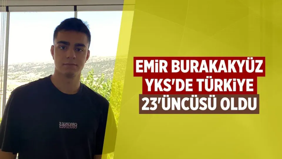 Emir Burak Akyüz, 2026 YKS Sayısal Puan Türünde Türkiye 23'üncüsü Oldu görseli