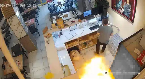 Yüksekova'da Korkutan Patlama: Kafede Menemen Unutulunca Tüp Patladı