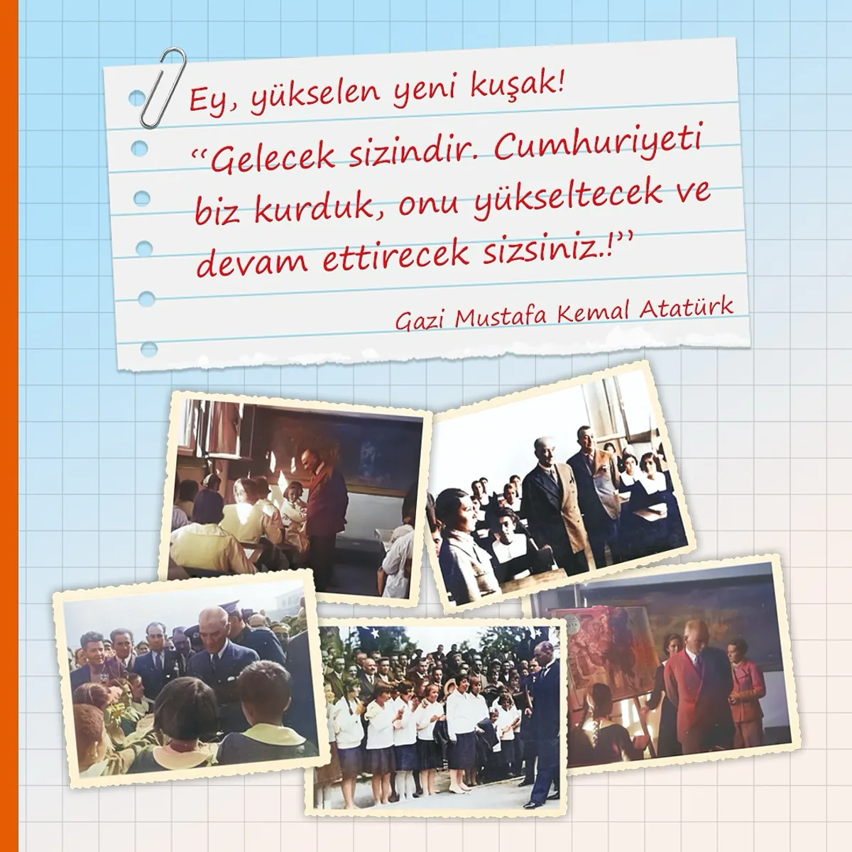 Cumhuriyetimizin Kuruluşunun Yıl Dönümünde Öğrencilere Mesaj Cumhuriyetimizin Kuruluşunun Yıl Dönümünde Öğrencilere Mesaj