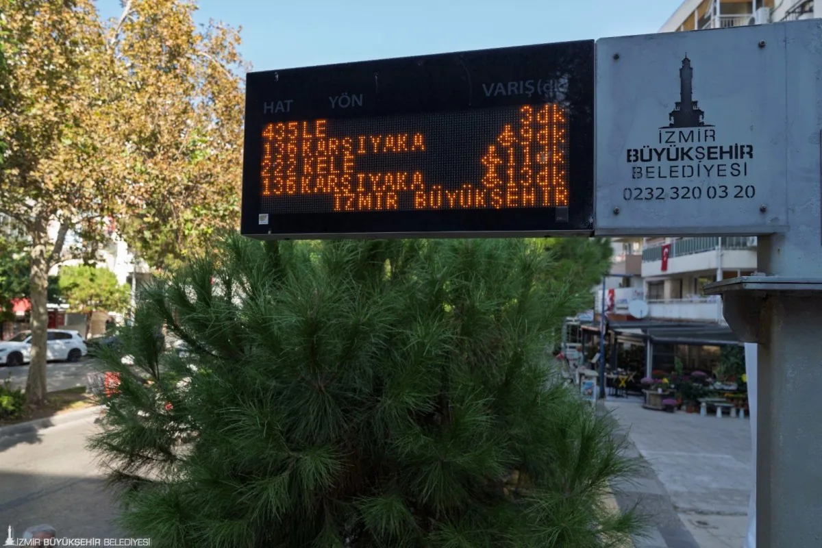 İzmir Büyükşehir Belediyesi Akıllı Durak Sistemini Devreye Aldı İzmir Büyükşehir Belediyesi Akıllı Durak Sistemini Devreye Aldı