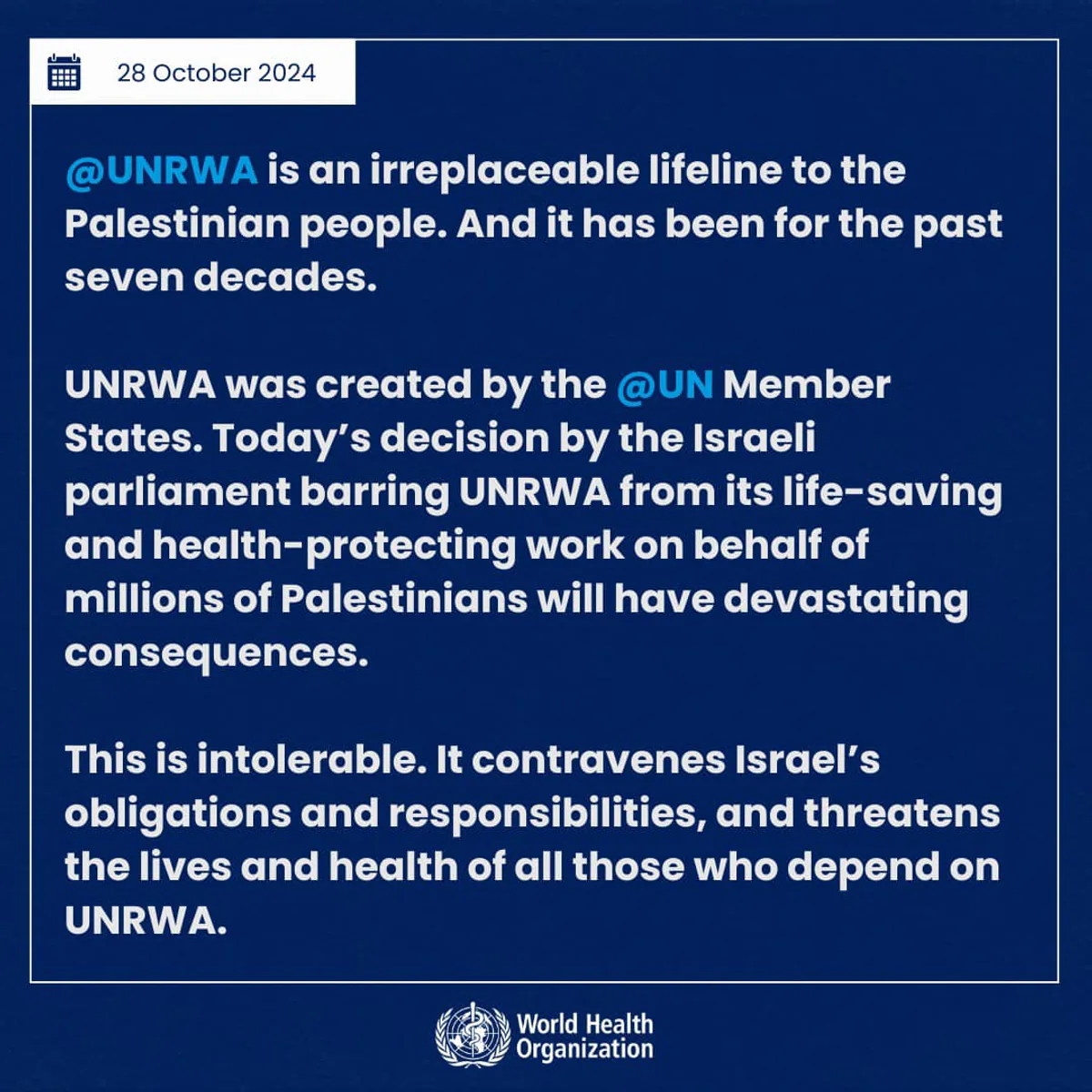İsrail Parlamentosunun Kararı, UNRWA'yı Tehdit Altına Aldı İsrail Parlamentosunun Kararı, UNRWA'yı Tehdit Altına Aldı