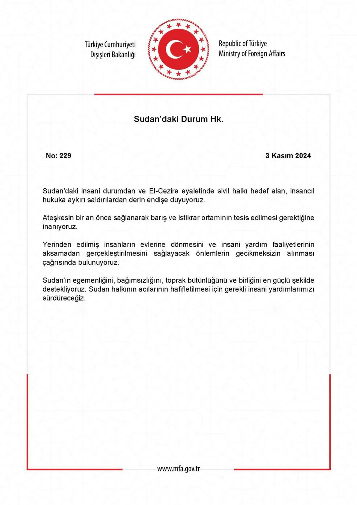Sudan'daki Siyasi ve İnsani Kriz Sudan'daki Siyasi ve İnsani Kriz