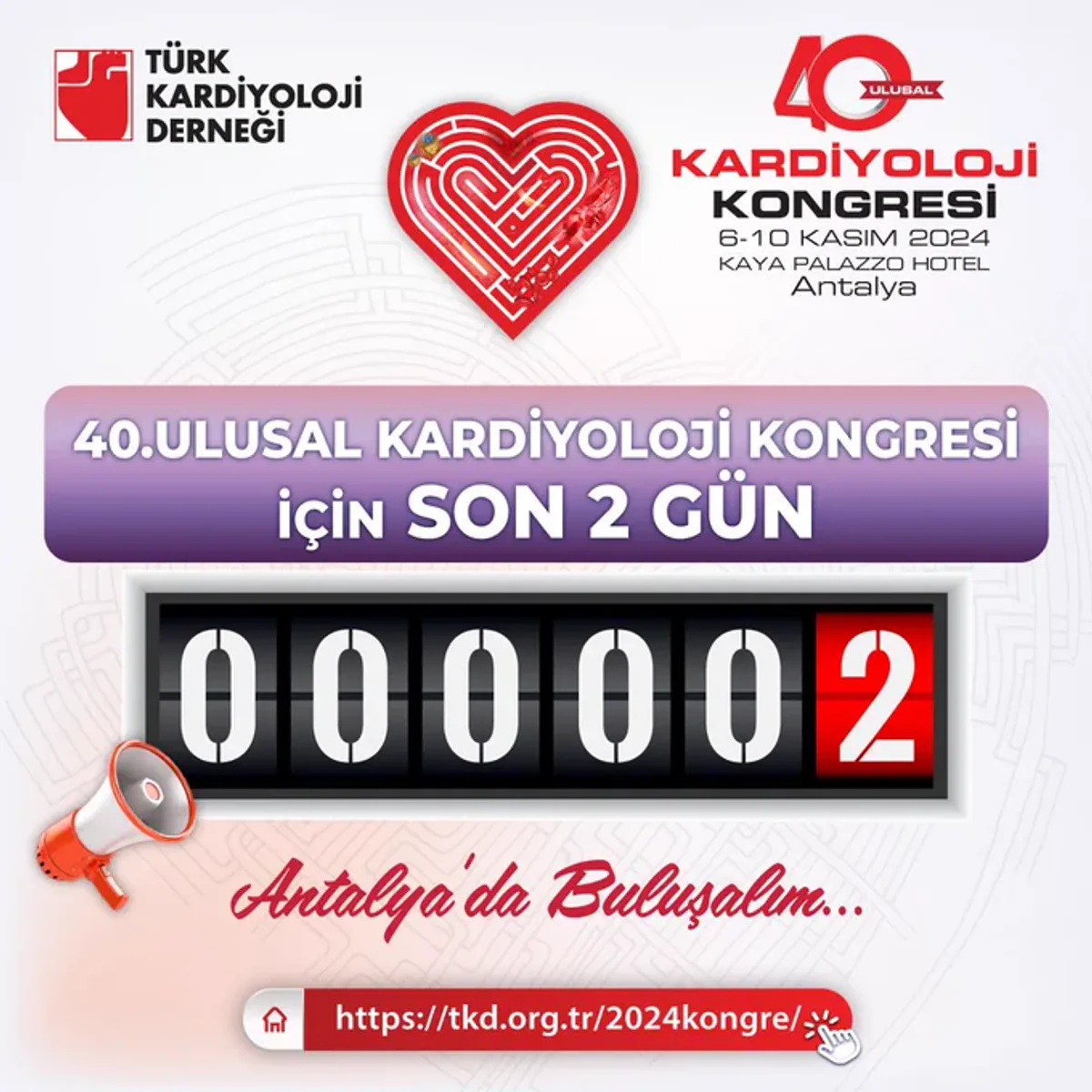 Yılın En Büyük Kardiyoloji Etkinliği İçin Geri Sayım Başladı Yılın En Büyük Kardiyoloji Etkinliği İçin Geri Sayım Başladı