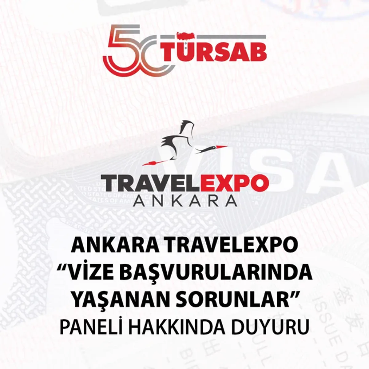 Vize Sorunları Paneli Ankara'da Düzenlenecek Vize Sorunları Paneli Ankara'da Düzenlenecek