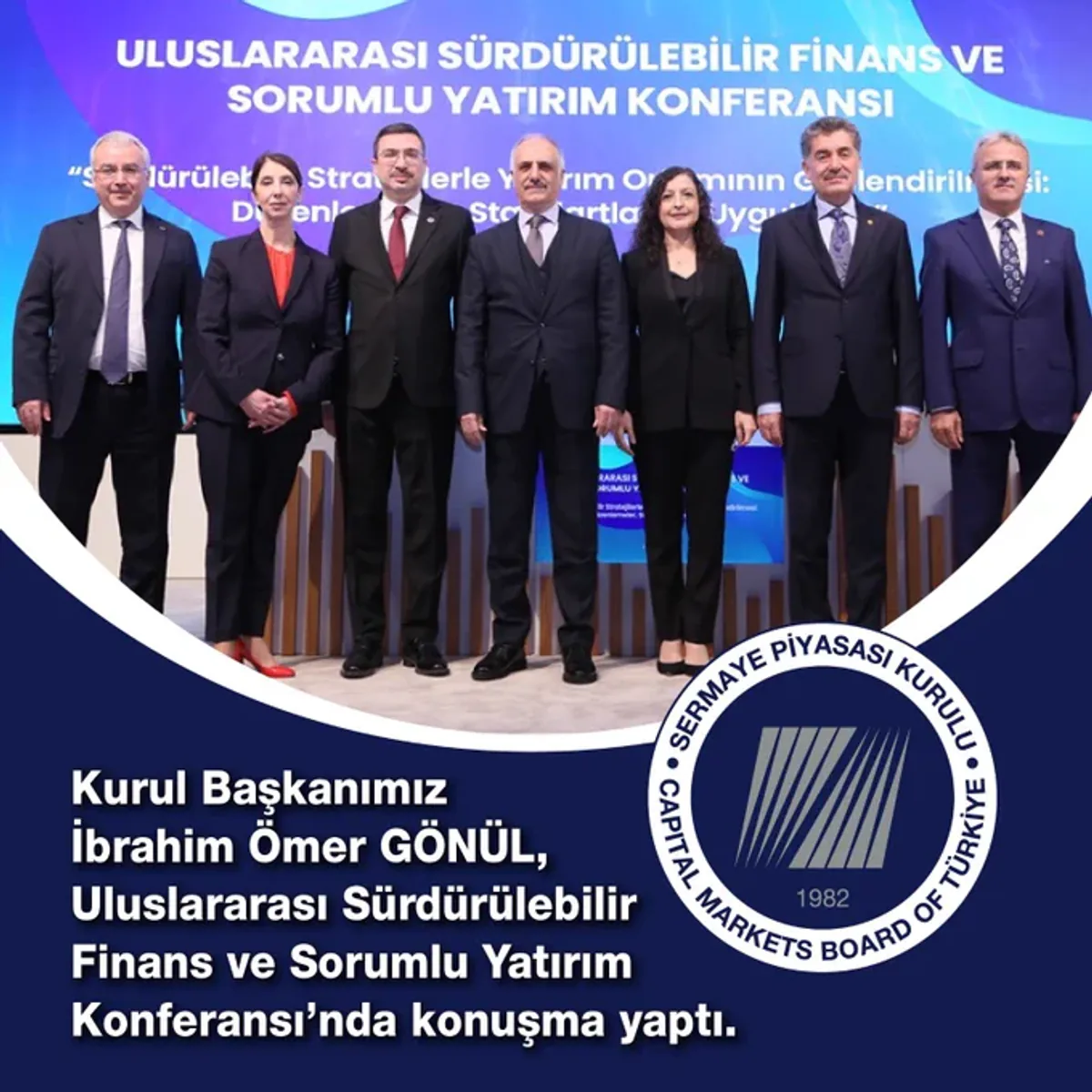 Sermaye Piyasa Kurulu Başkanı İbrahim Ömer Gönül, Yeşil ve Sürdürülebilir Borçlanma Araçları Hakkında Önemli Veriler Paylaştı Sermaye Piyasa Kurulu Başkanı İbrahim Ömer Gönül, Yeşil ve Sürdürülebilir Borçlanma Araçları Hakkında Önemli Veriler Paylaştı