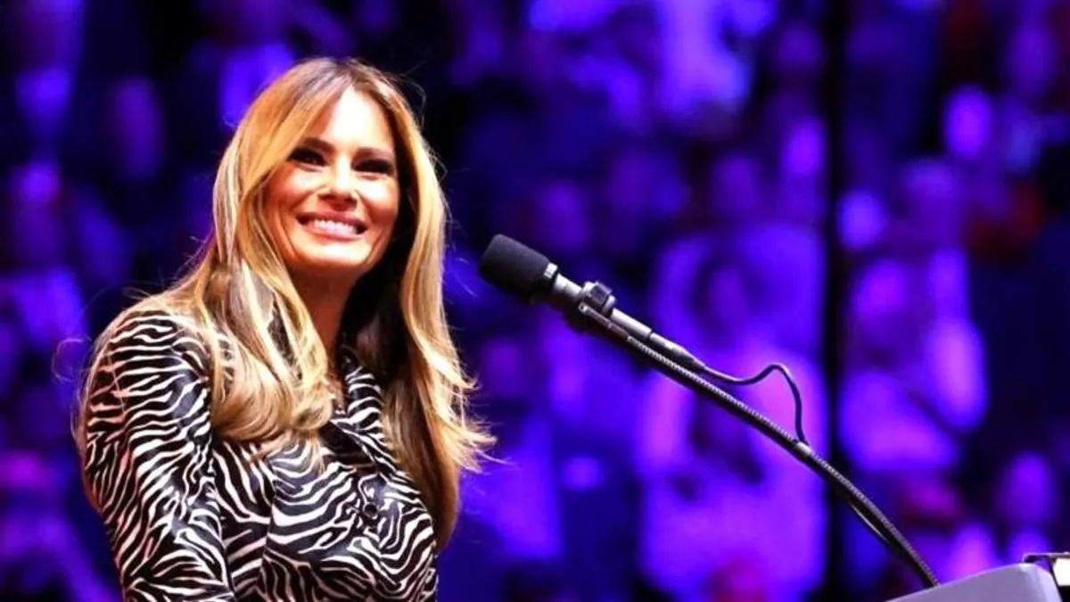 Melania Trump'tan Amerikalılara Mesaj Melania Trump'tan Amerikalılara Mesaj