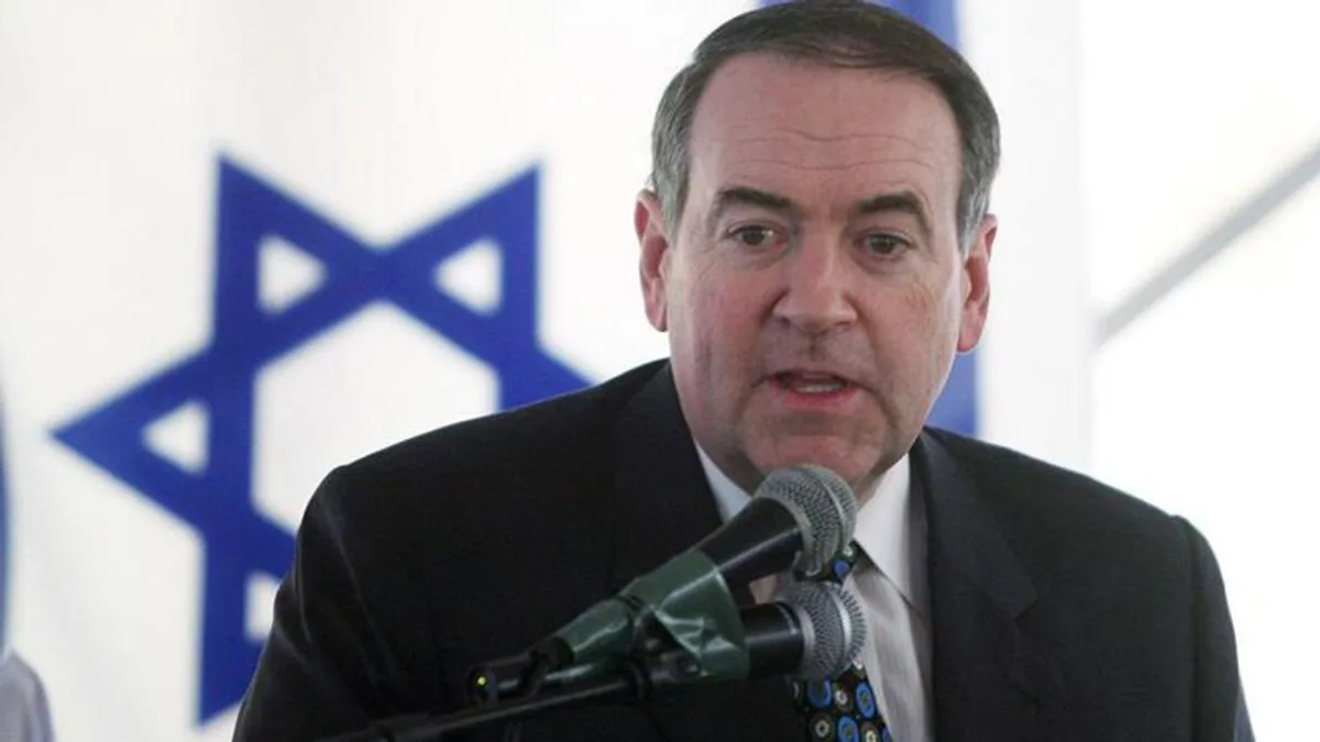Donald Trump, İkinci Döneminde İsrail Büyükelçiliği Görevine Mike Huckabee'yi Atamayı Planlıyor Donald Trump, İkinci Döneminde İsrail Büyükelçiliği Görevine Mike Huckabee'yi Atamayı Planlıyor