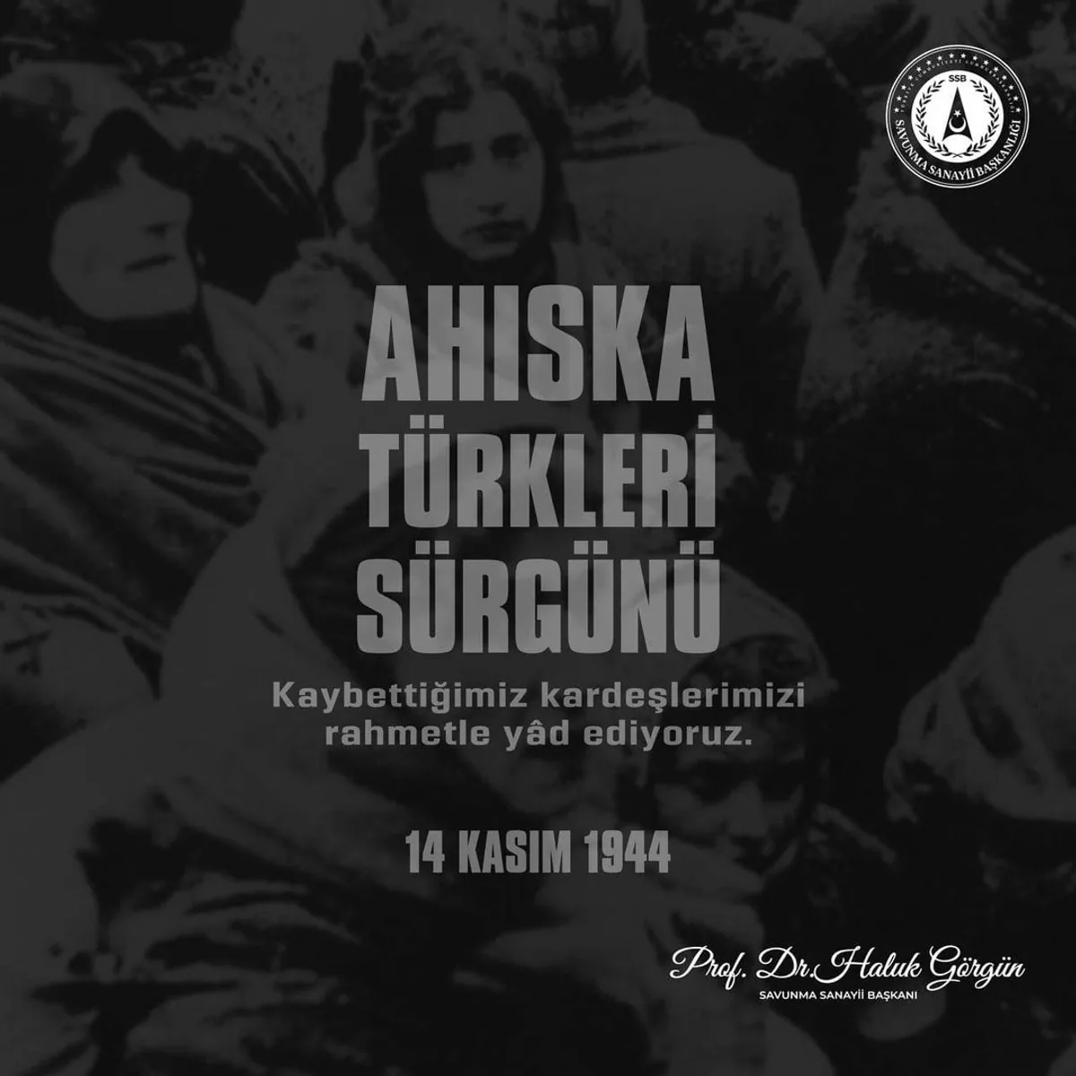 Ahıska Türkleri'nin Sürgününün 80. Yılı Anma Etkinlikleri Ahıska Türkleri'nin Sürgününün 80. Yılı Anma Etkinlikleri