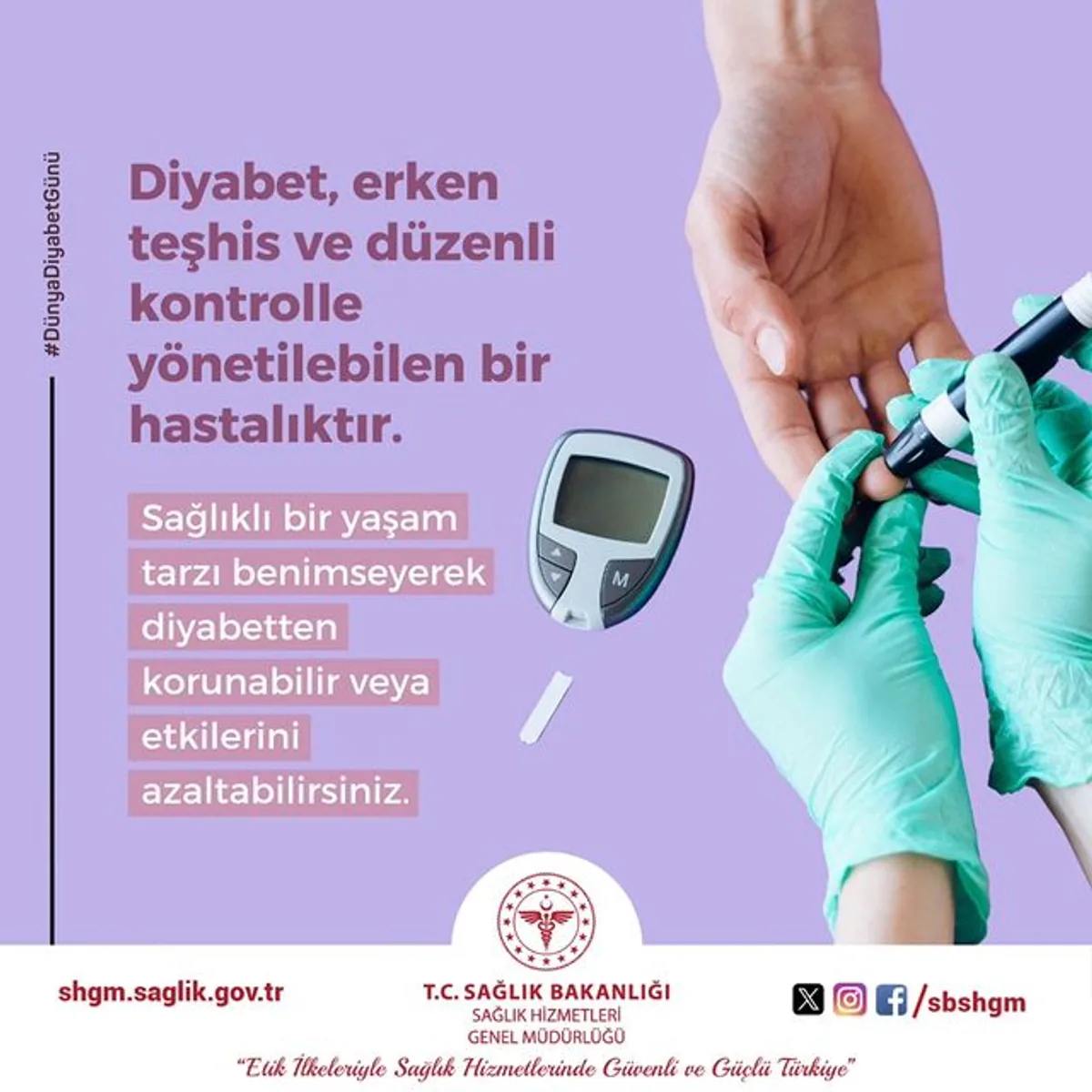 Diyabetin Yönetimi ve Önemi Vurgulanıyor Diyabetin Yönetimi ve Önemi Vurgulanıyor