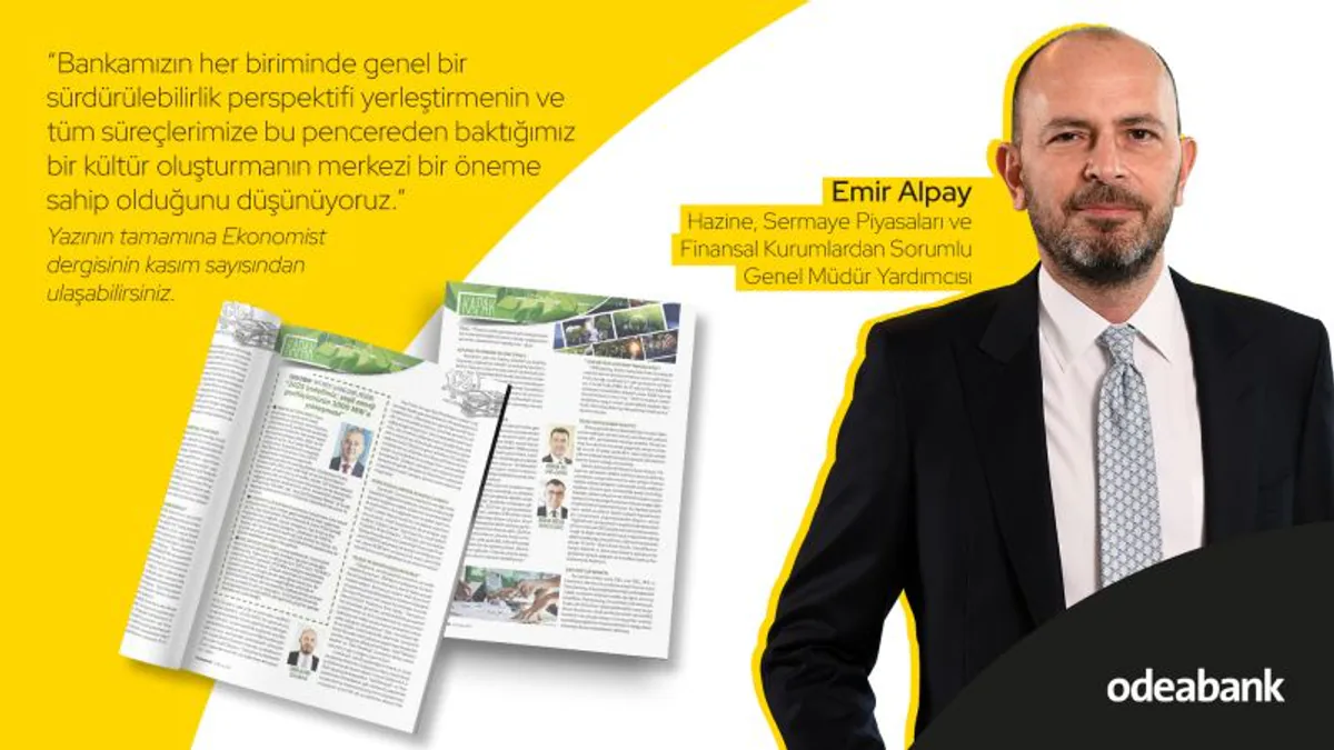 Hazine ve Finansal Kurumlardan Sürdürülebilirlik Açıklaması Hazine ve Finansal Kurumlardan Sürdürülebilirlik Açıklaması
