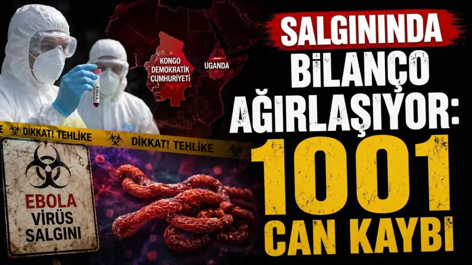 Kongo ve Uganda'da Ebola Kabusu: Can Kayıpları 1001'e Yükseldi görseli