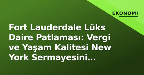 Fort Lauderdale Lüks Daire Patlaması: Vergi ve Yaşam Kalitesi New York Sermayesini Çekiyor