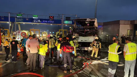 Kuzey Marmara Otoyolu'nda otobüs kazası: 2 ölü, 4 yaralı