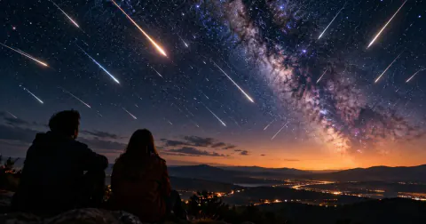 Orionid Meteor Yağmuru 2026: Zirvesi 21-22 Ekim Gecesi, Ay Işığı Erken Saatleri Etkileyecek