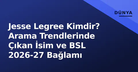 Jesse Legree Kimdir? Arama Trendlerinde Çıkan İsim ve BSL 2026-27 Bağlamı