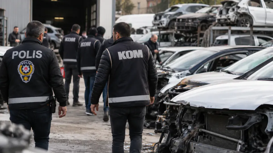 Ağır hasarlı 61 araç sahte şasıyla satıldı: 4 ilde 23 gözaltı görseli
