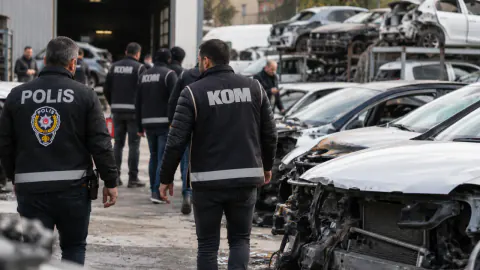 Ağır hasarlı 61 araç sahte şasıyla satıldı: 4 ilde 23 gözaltı