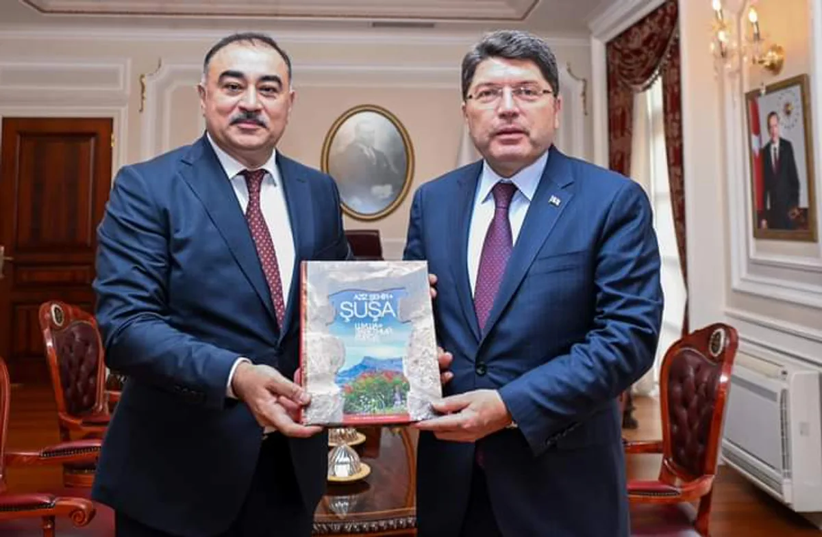 Adalet Bakanı Yılmaz Tunç, Azerbaycan Büyükelçisi'ni Kabul Etti Adalet Bakanı Yılmaz Tunç, Azerbaycan Büyükelçisi'ni Kabul Etti