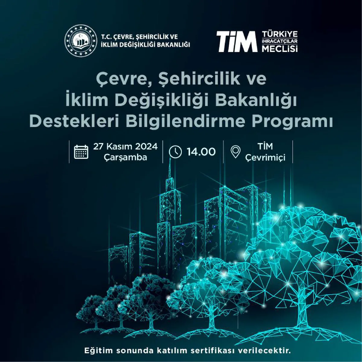 Türkiye İhracatçılar Meclisi, Çevre ve İklim Değişikliği Konulu Çevrimiçi Program Düzenliyor Türkiye İhracatçılar Meclisi, Çevre ve İklim Değişikliği Konulu Çevrimiçi Program Düzenliyor