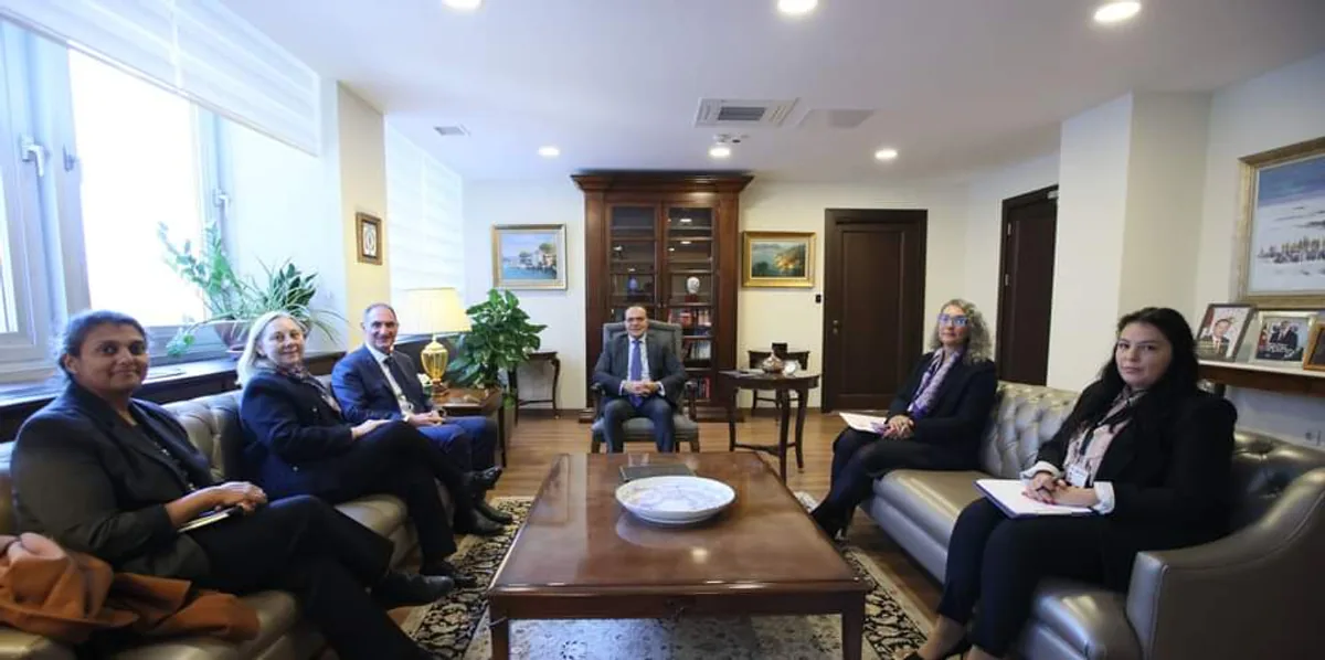 Bakan Yardımcısı Büyükelçi Mehmet Kemal Bozay, ABD Büyükelçiliği Geçici Maslahatgüzarı Michael Goldman’ı Kabul Etti Bakan Yardımcısı Büyükelçi Mehmet Kemal Bozay, ABD Büyükelçiliği Geçici Maslahatgüzarı Michael Goldman’ı Kabul Etti