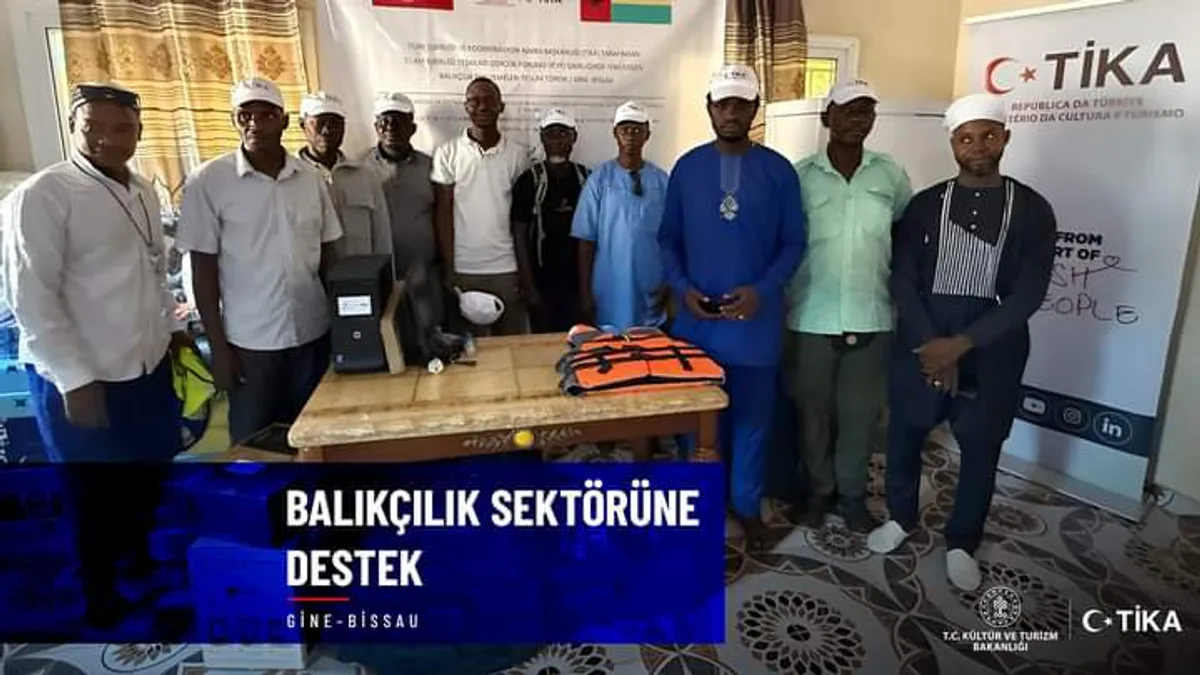 TİKA, Gine Bissau'daki Balıkçılara Destek Sağladı TİKA, Gine Bissau'daki Balıkçılara Destek Sağladı