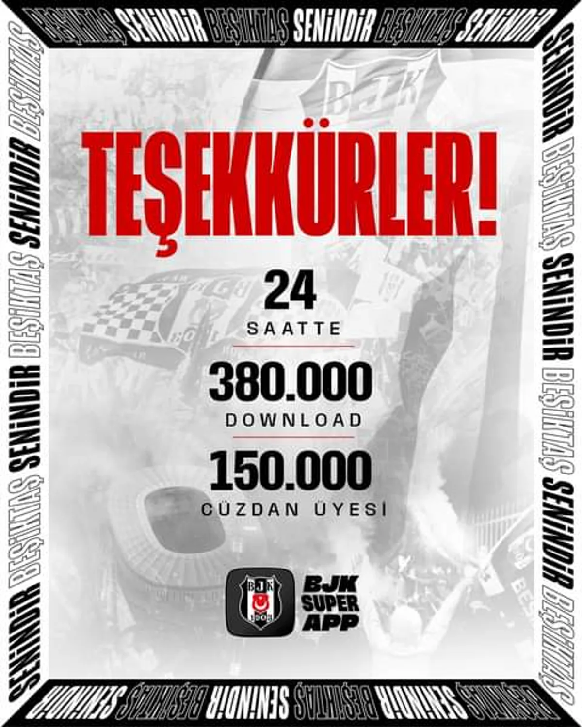 Beşiktaş Taraftarı Rekorlar Kırıyor Beşiktaş Taraftarı Rekorlar Kırıyor
