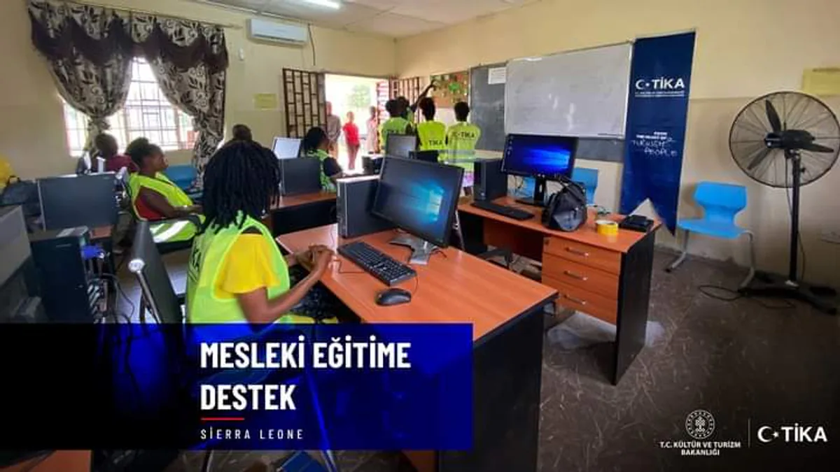 TİKA, Sierra Leone'de Mesleki Eğitime Destek Verdi TİKA, Sierra Leone'de Mesleki Eğitime Destek Verdi