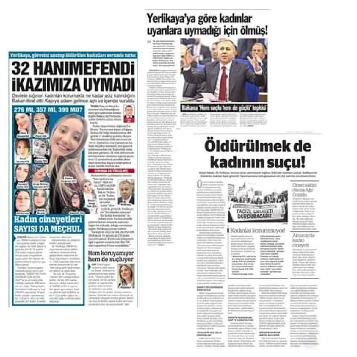 İçişleri Bakanı Ali Yerlikaya Kadın Cinayetleriyle İlgili Eleştirilere Maruz Kalıyor İçişleri Bakanı Ali Yerlikaya Kadın Cinayetleriyle İlgili Eleştirilere Maruz Kalıyor