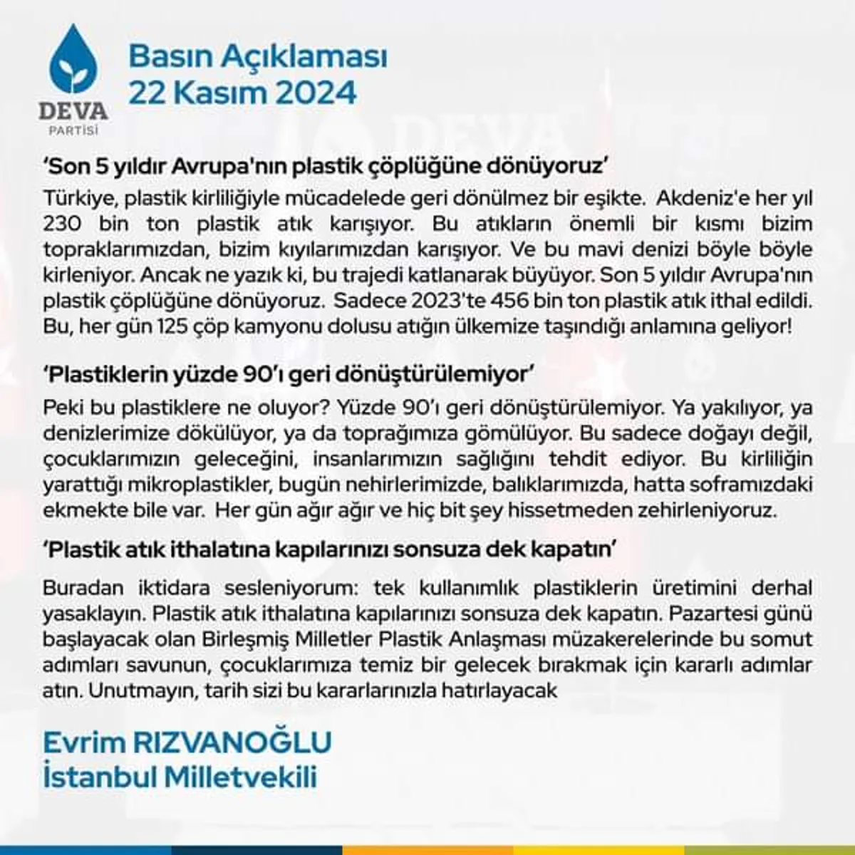 Türkiye, Avrupa'nın Plastik Atık Merkezi Haline Geldi Türkiye, Avrupa'nın Plastik Atık Merkezi Haline Geldi