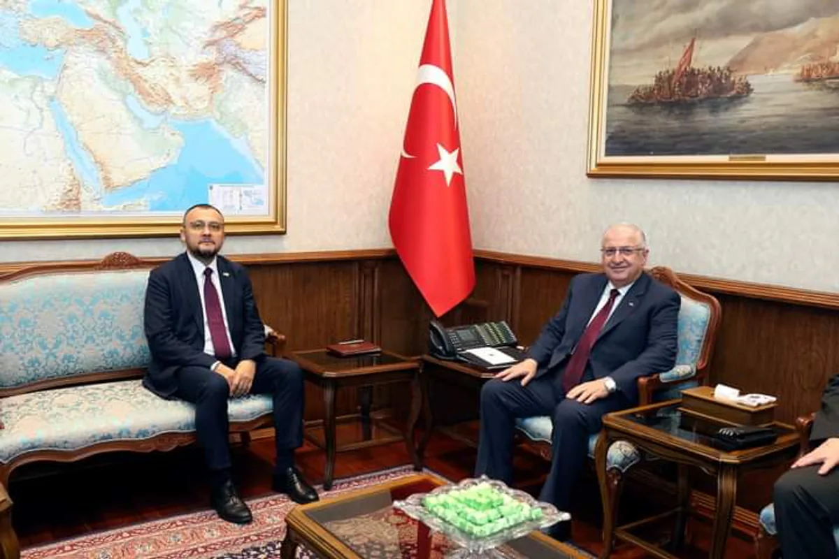 Millî Savunma Bakanı Yaşar Güler, Ukrayna Büyükelçisi ile Görüştü Millî Savunma Bakanı Yaşar Güler, Ukrayna Büyükelçisi ile Görüştü