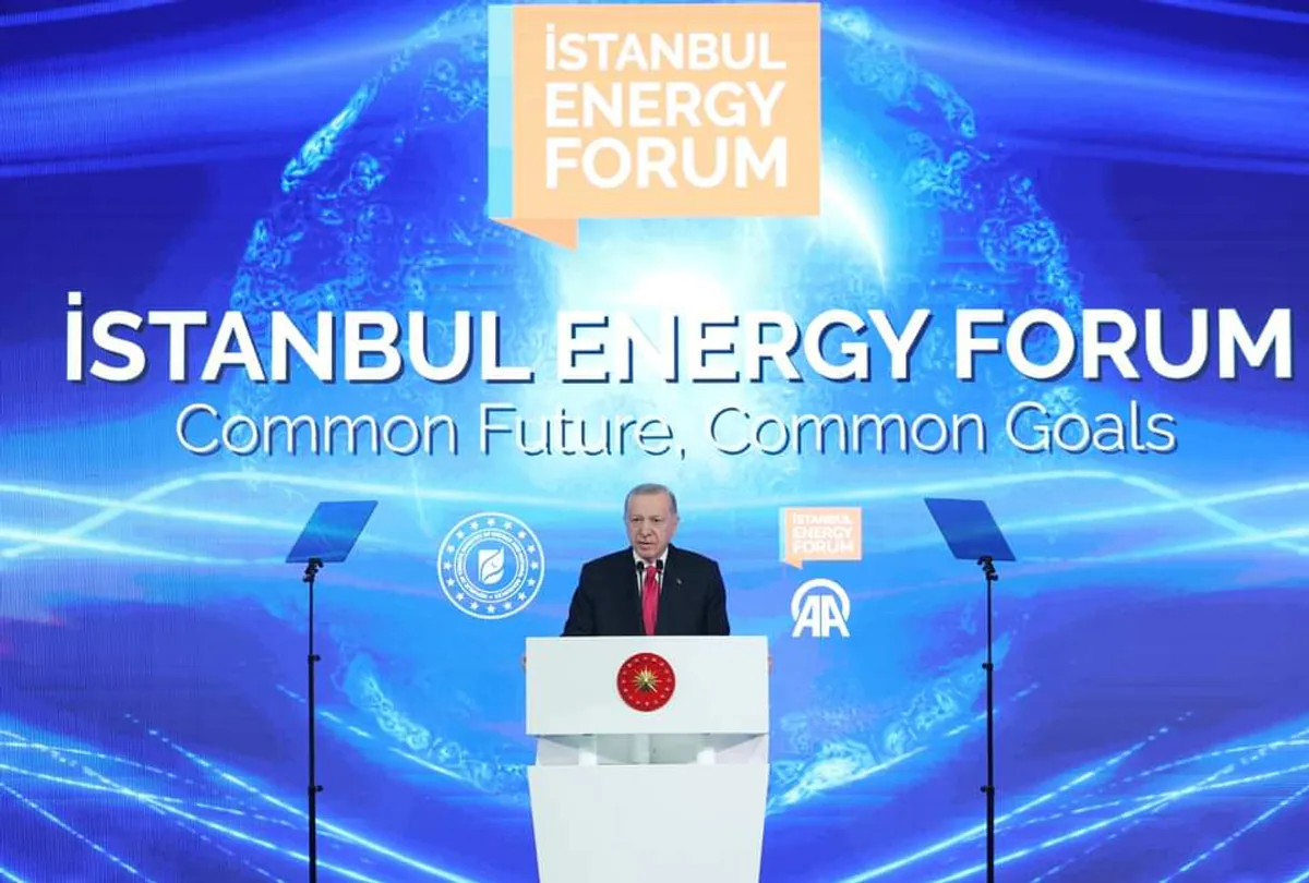 Cumhurbaşkanı Recep Tayyip Erdoğan İstanbul Enerji Forumu'na Katıldı Cumhurbaşkanı Recep Tayyip Erdoğan İstanbul Enerji Forumu'na Katıldı