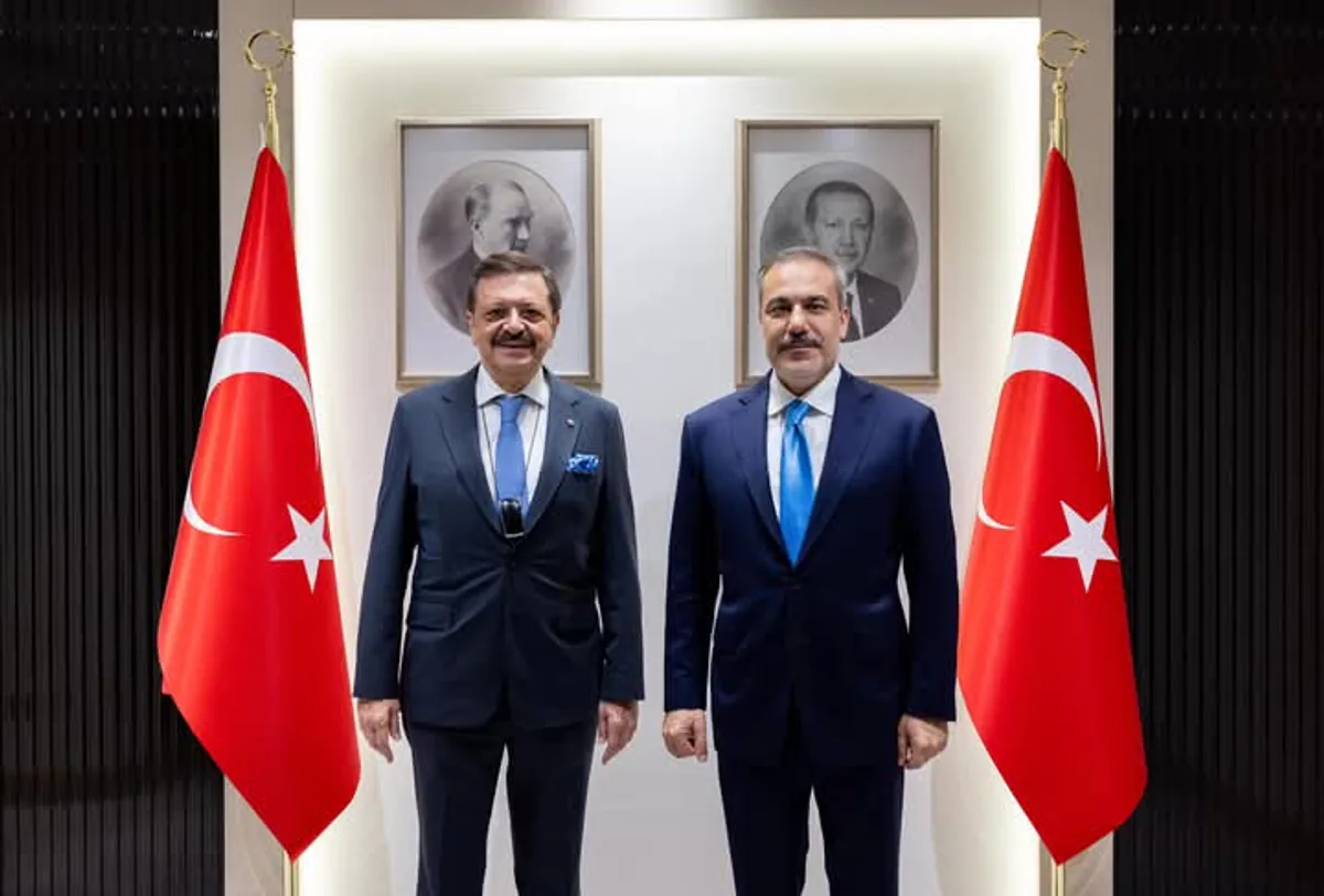 Bakan Hakan Fidan, TOBB Başkanı Rifat Hisarcıklıoğlu'nu Kabul Etti Bakan Hakan Fidan, TOBB Başkanı Rifat Hisarcıklıoğlu'nu Kabul Etti