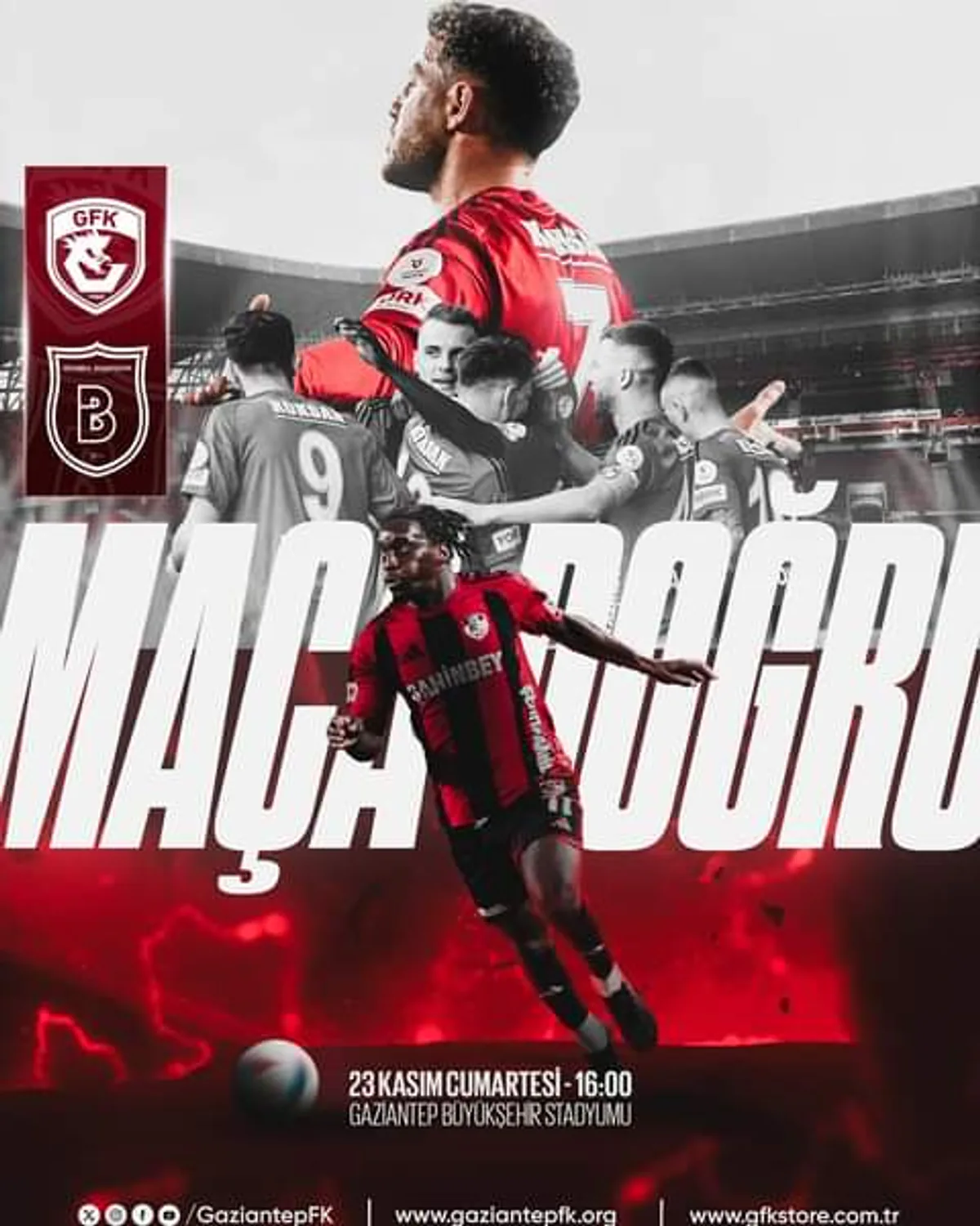 Gaziantep Futbol Kulübü RAMS Başakşehir Maçı Gaziantep Futbol Kulübü RAMS Başakşehir Maçı