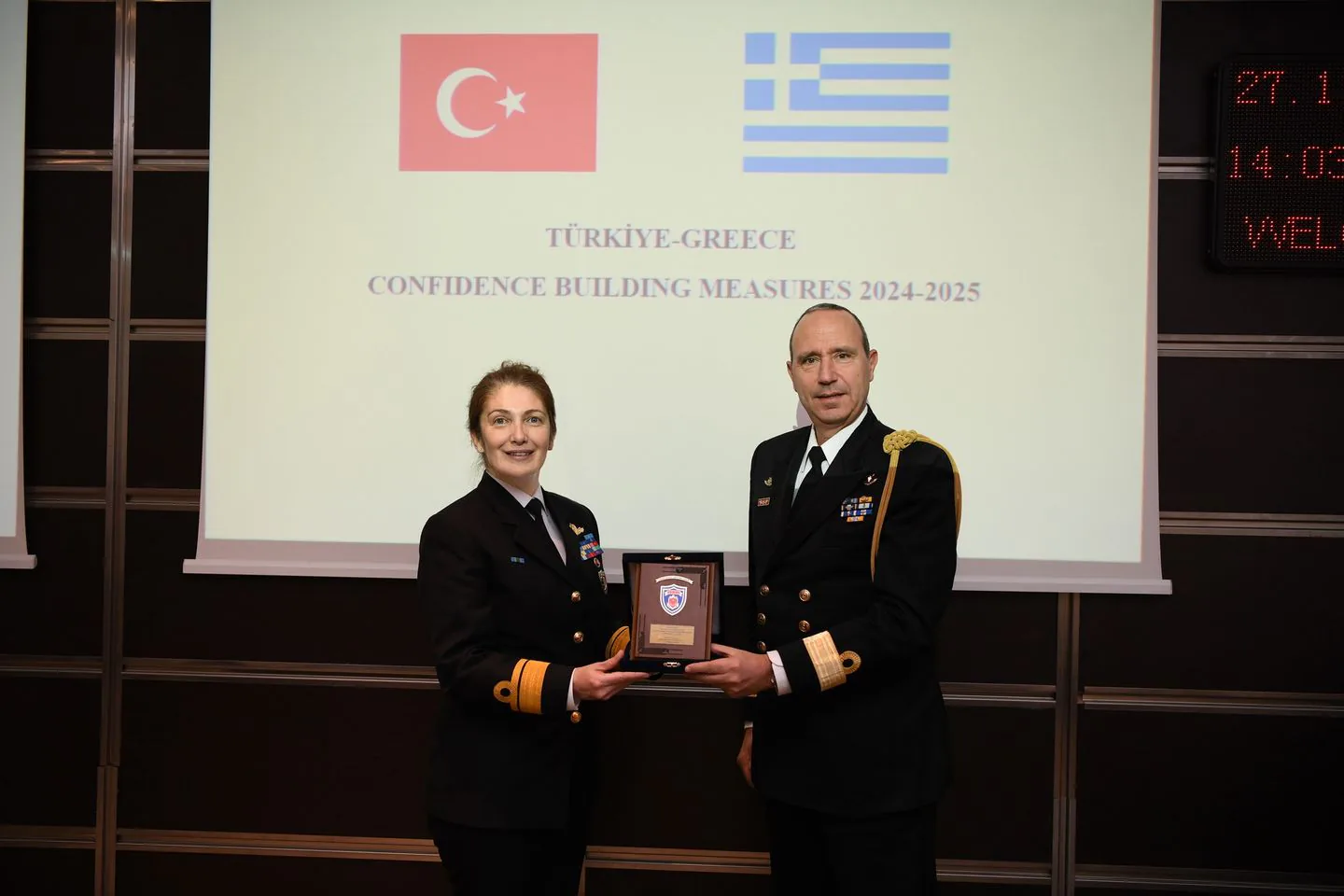 Güven Artırıcı Önlemler Uygulama Planı Kapsamında Türk ve Yunan Deniz Kuvvetleri Heyetlerinin Buluşması Güven Artırıcı Önlemler Uygulama Planı Kapsamında Türk ve Yunan Deniz Kuvvetleri Heyetlerinin Buluşması