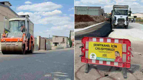 KÜSGET'te Yıllık Yol Çilesi Sona Eriyor: Şehitkamil Belediyesi'nden Asfalt Hamlesi