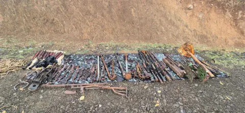 Pençe Kilit Operasyonunda Ele Geçirilen Silah ve Mühimmatlar