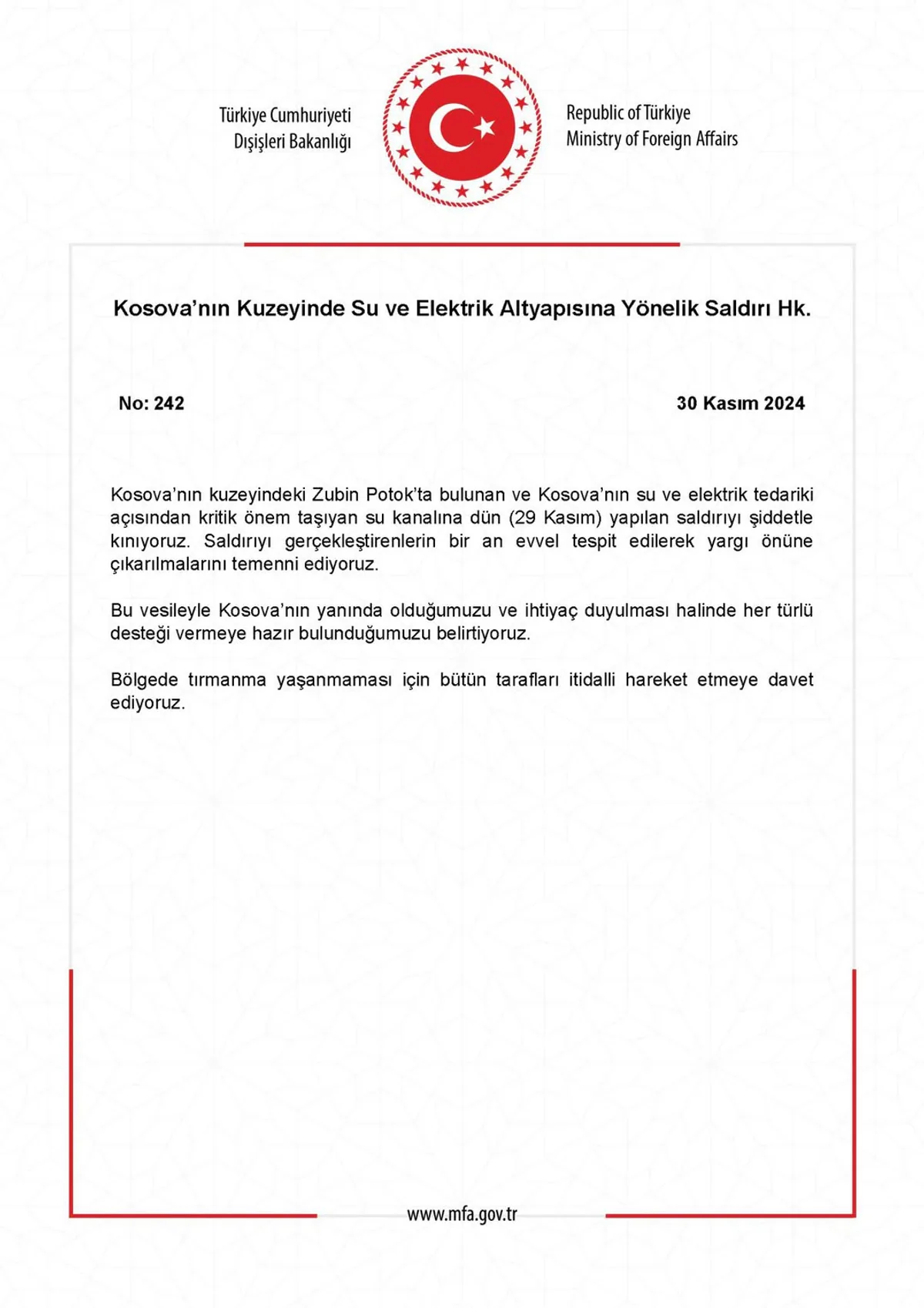 Kosova'nın Kuzeyinde Altyapı Saldırıları Kosova'nın Kuzeyinde Altyapı Saldırıları
