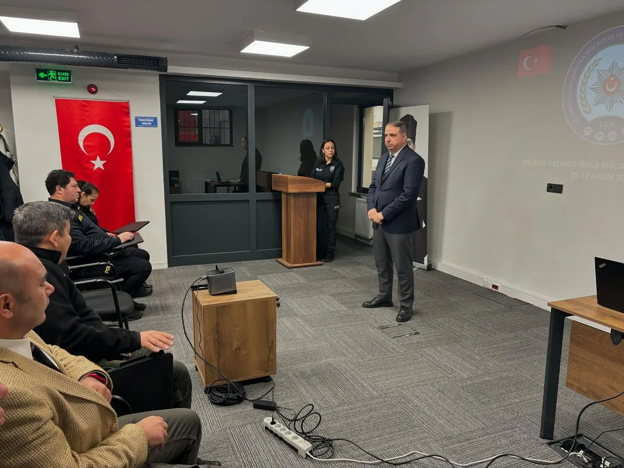 Göçmen Kaçakçılığıyla Mücadele Eğitimine Tamamlandı Göçmen Kaçakçılığıyla Mücadele Eğitimine Tamamlandı