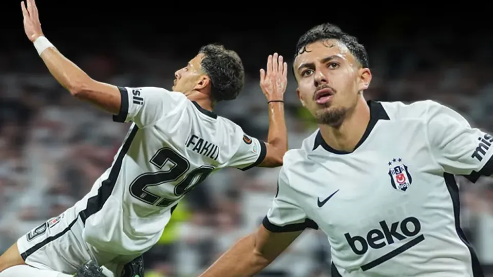 Beşiktaş'ın genç yıldızı İlhan Fakılı, Marseille'a gol atarak tarihe yazdı görseli