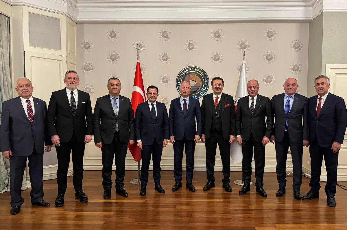 Türkiye Odalar ve Borsalar Birliği, AK Parti Genel Başkan Vekili Efkan Ala ve Genel Başkan Vekili Yardımcısı Ziya Altunyaldız'ı Ağırladı Türkiye Odalar ve Borsalar Birliği, AK Parti Genel Başkan Vekili Efkan Ala ve Genel Başkan Vekili Yardımcısı Ziya Altunyaldız'ı Ağırladı