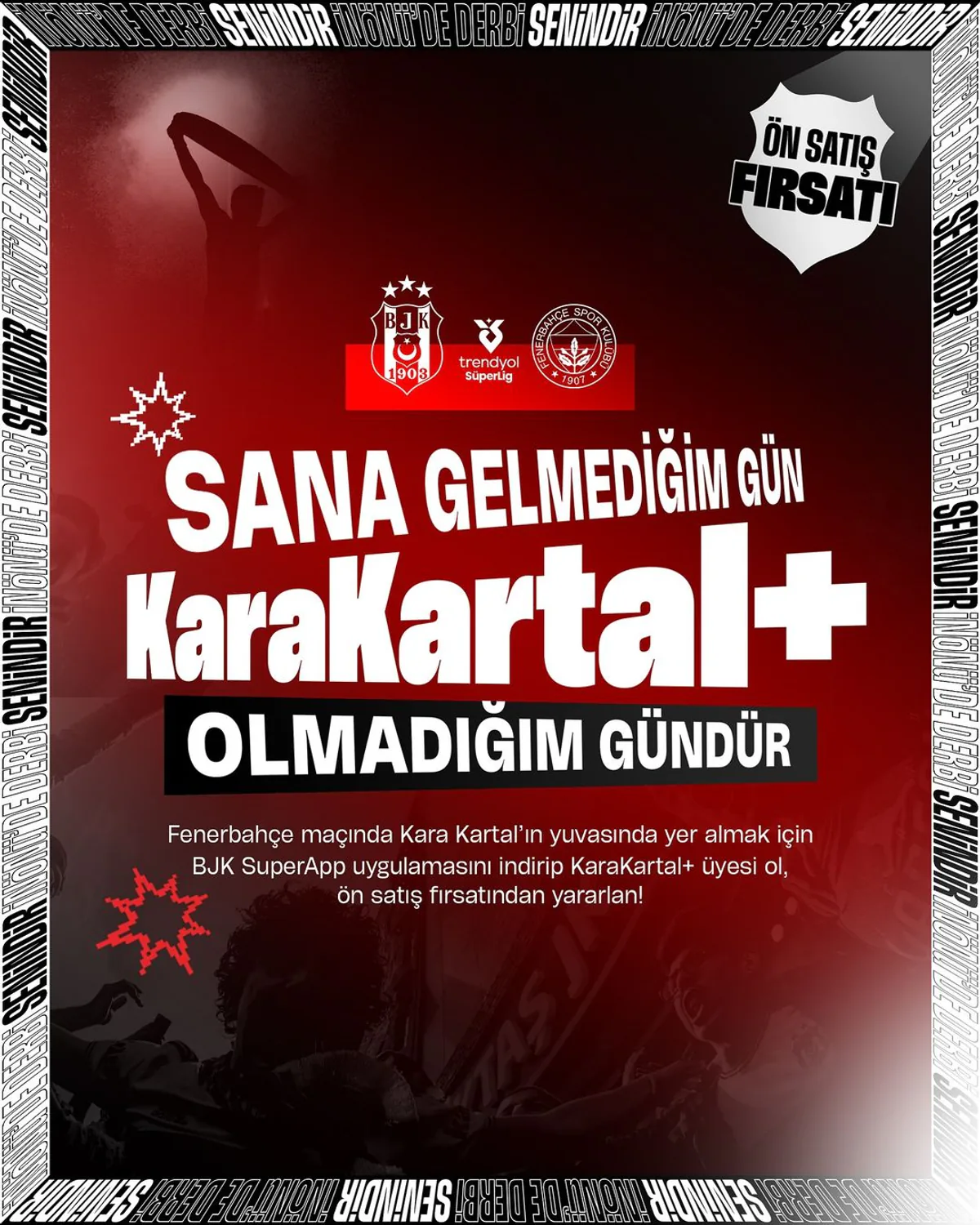 Beşiktaş-Fenerbahçe Maçı İçin Ön Satış Biletleri Beşiktaş-Fenerbahçe Maçı İçin Ön Satış Biletleri