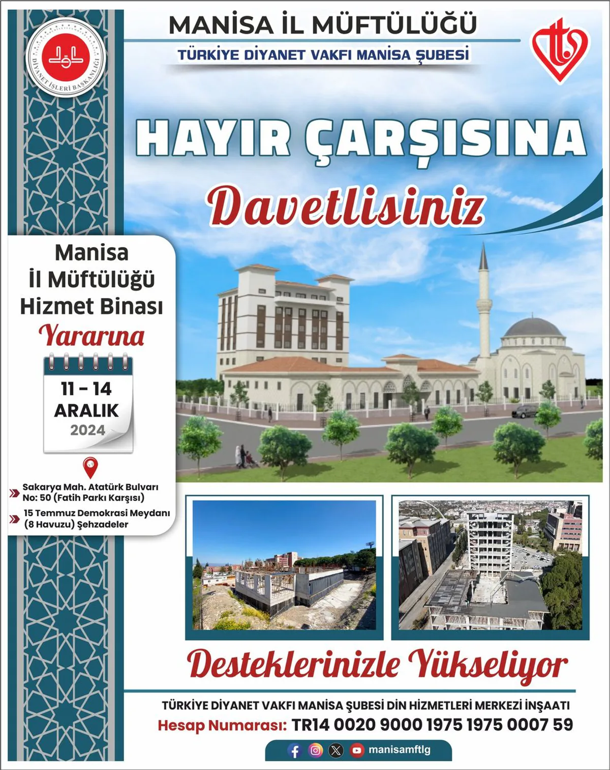 Manisa İl Müftülüğü, Hayır Çarşısı Etkinliği Düzenliyor Manisa İl Müftülüğü, Hayır Çarşısı Etkinliği Düzenliyor