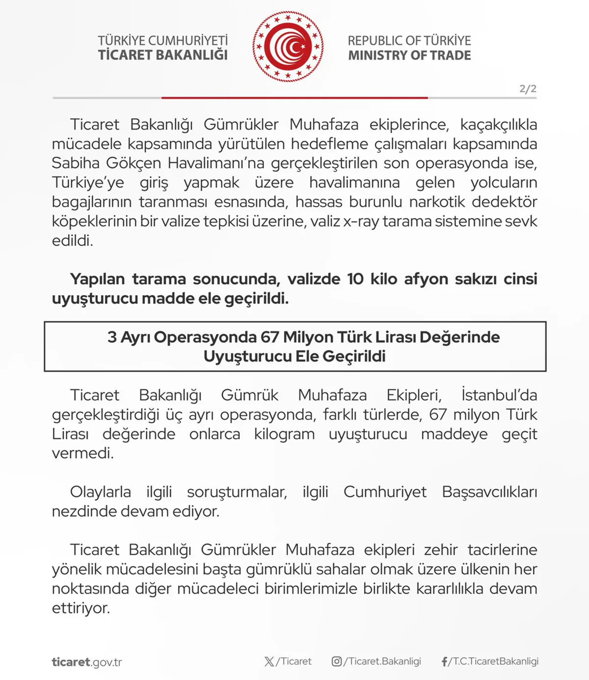 Gümrük Muhafaza Ekiplerinden Büyük Başarı: 67 Milyon Liralık Uyuşturucu Ele Geçirildi Gümrük Muhafaza Ekiplerinden Büyük Başarı: 67 Milyon Liralık Uyuşturucu Ele Geçirildi