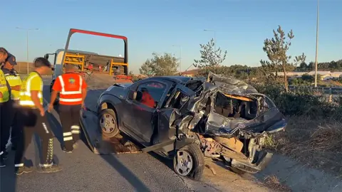 Kuzey Marmara Otoyolu'nda TIR çarptı: 6 yaralı, 1'i çocuk