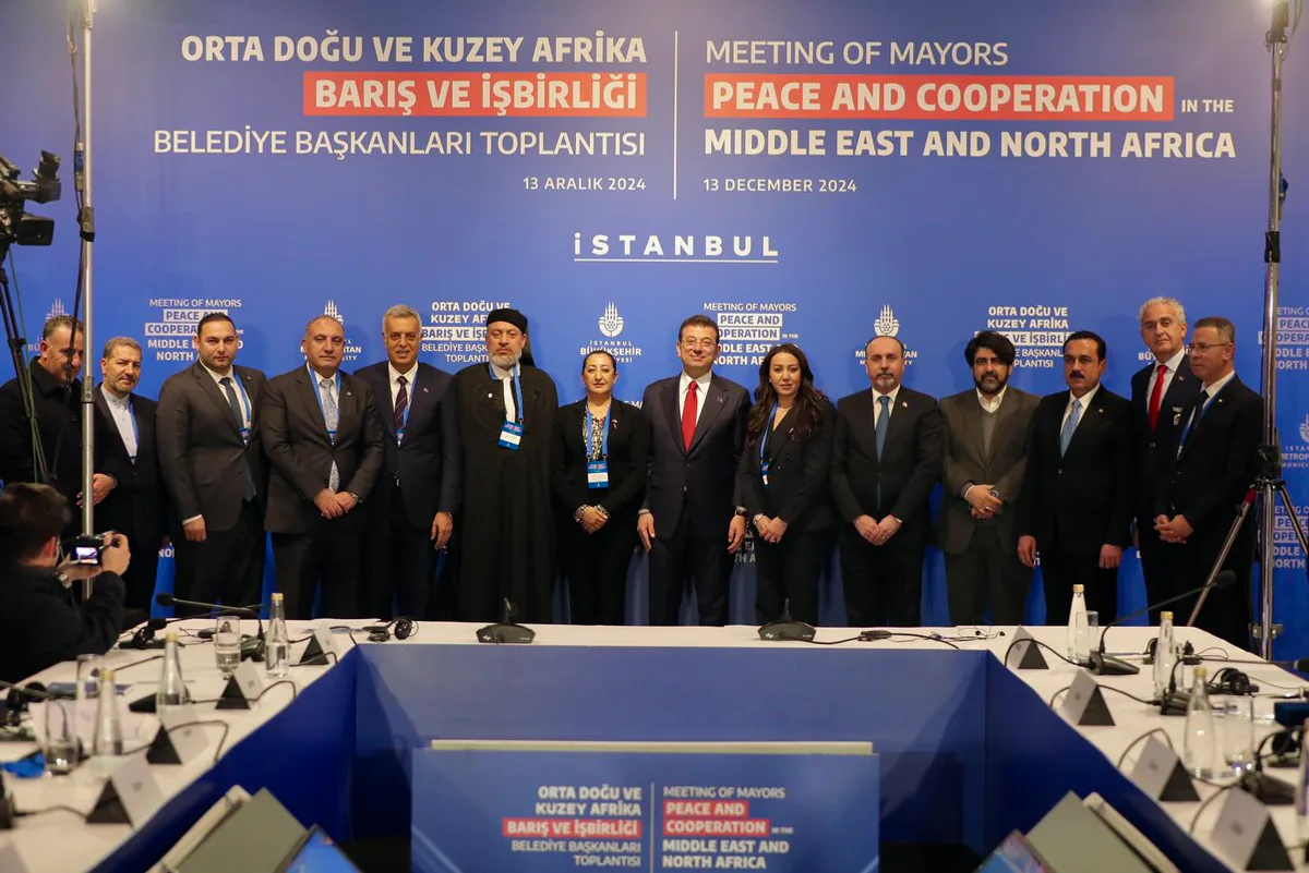 İstanbul'da Düzenlenen Toplantıyla Ortadoğu ve Kuzey Afrika'daki Şehirler Arasında Dayanışma ve İşbirliği İstanbul'da Düzenlenen Toplantıyla Ortadoğu ve Kuzey Afrika'daki Şehirler Arasında Dayanışma ve İşbirliği