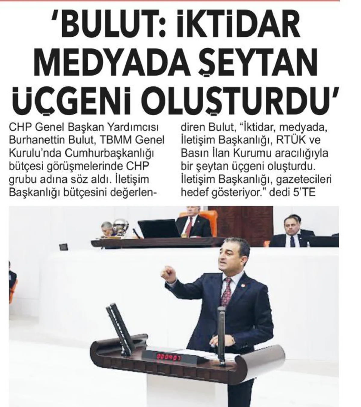 İktidarın Medya Üzerindeki Baskıları ve Üçgen Yapısı İktidarın Medya Üzerindeki Baskıları ve Üçgen Yapısı