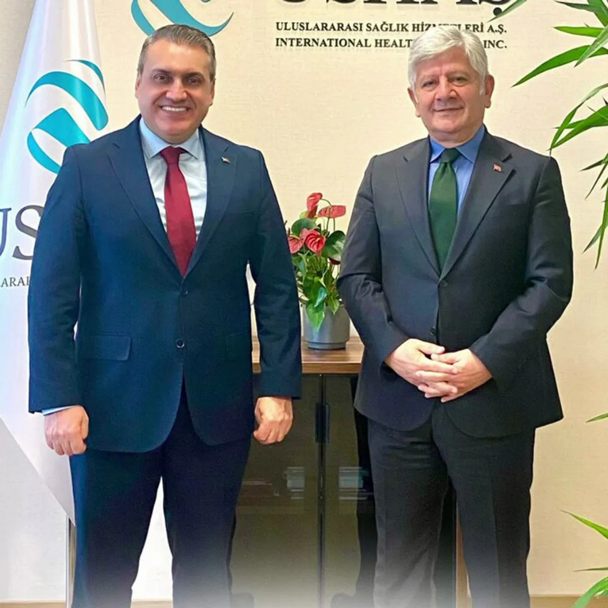 USHAŞ Genel Müdürü Behlül Ünver, SBÜ Rektörü Prof. Dr. Kemalettin Aydın'ı ziyaret etti USHAŞ Genel Müdürü Behlül Ünver, SBÜ Rektörü Prof. Dr. Kemalettin Aydın'ı ziyaret etti