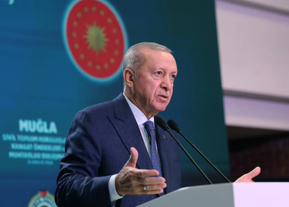 Cumhurbaşkanı Recep Tayyip Erdoğan, Muğla'daki Sivil Toplum Kuruluşları Buluşması'nda konuştu Cumhurbaşkanı Recep Tayyip Erdoğan, Muğla'daki Sivil Toplum Kuruluşları Buluşması'nda konuştu