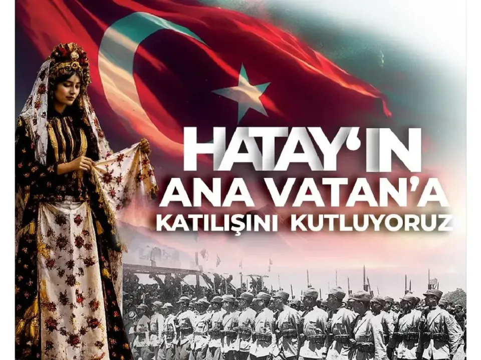 Hatay’ın Ana Vatana Katılış Yıl Dönümü Kutlamaları Defne Amfi Tiyatro’da Yapılacak görseli